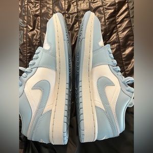 Nike dunk lows light blue